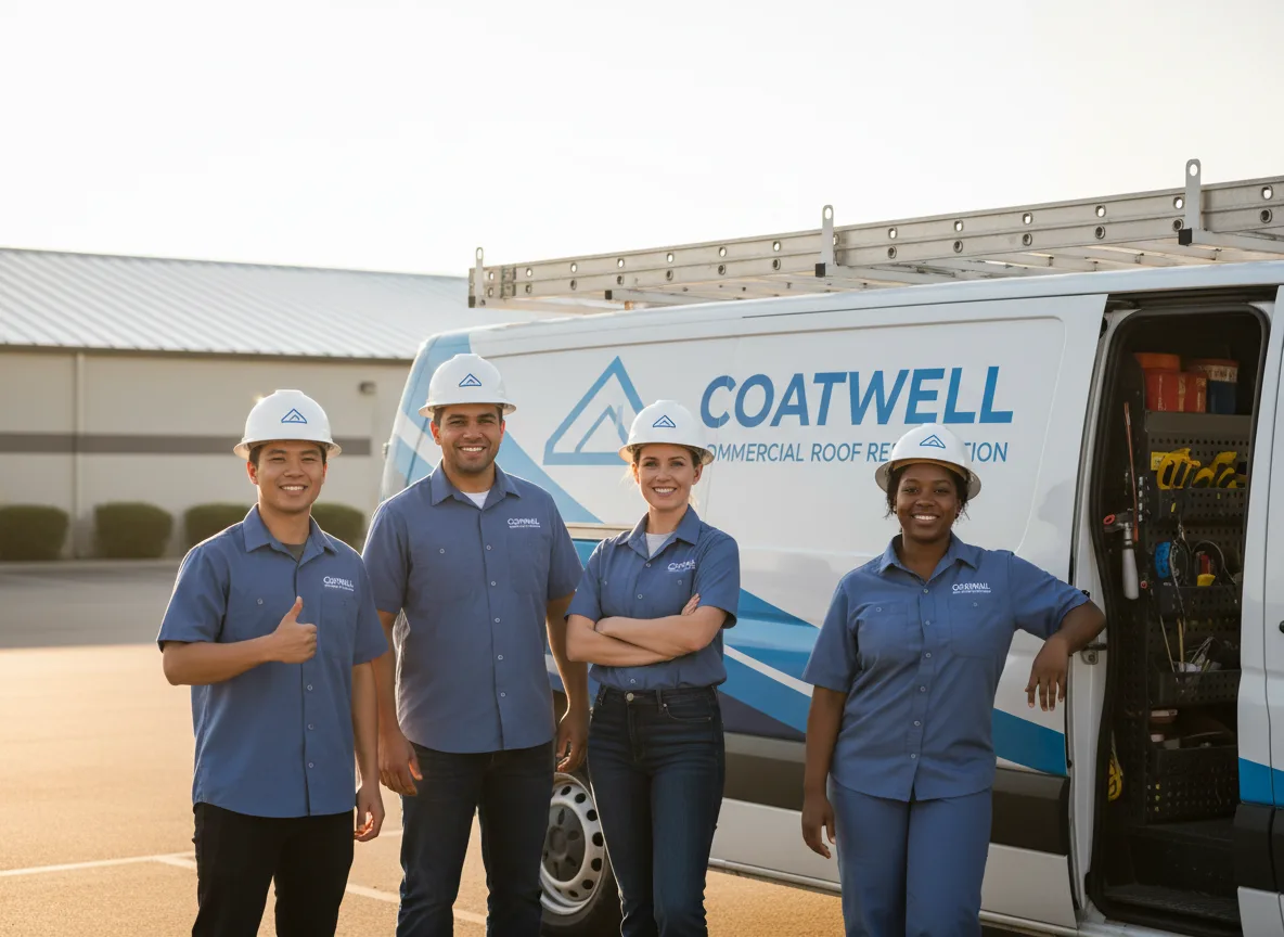 Commercial roof coating company in Ramona, KS